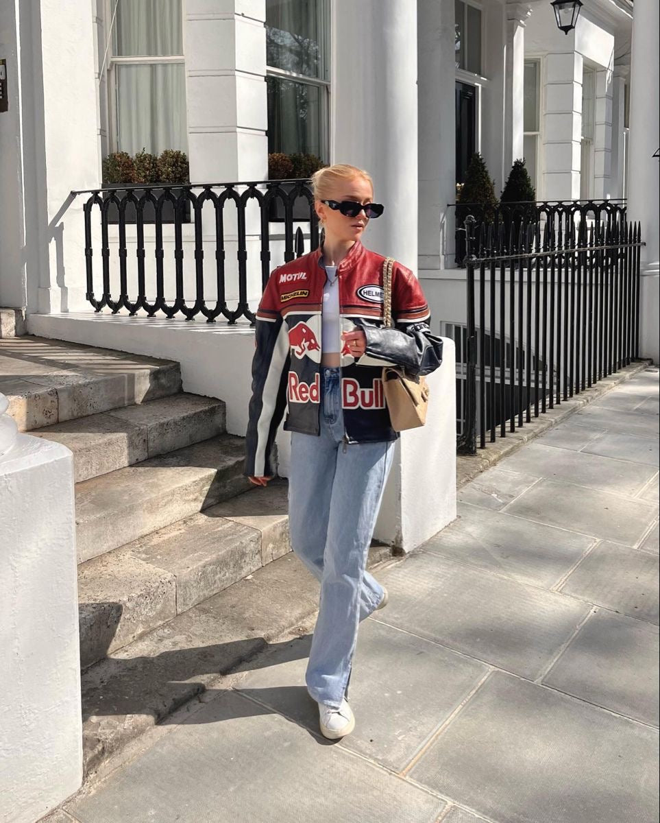 REDBULL LEATHER JACKET