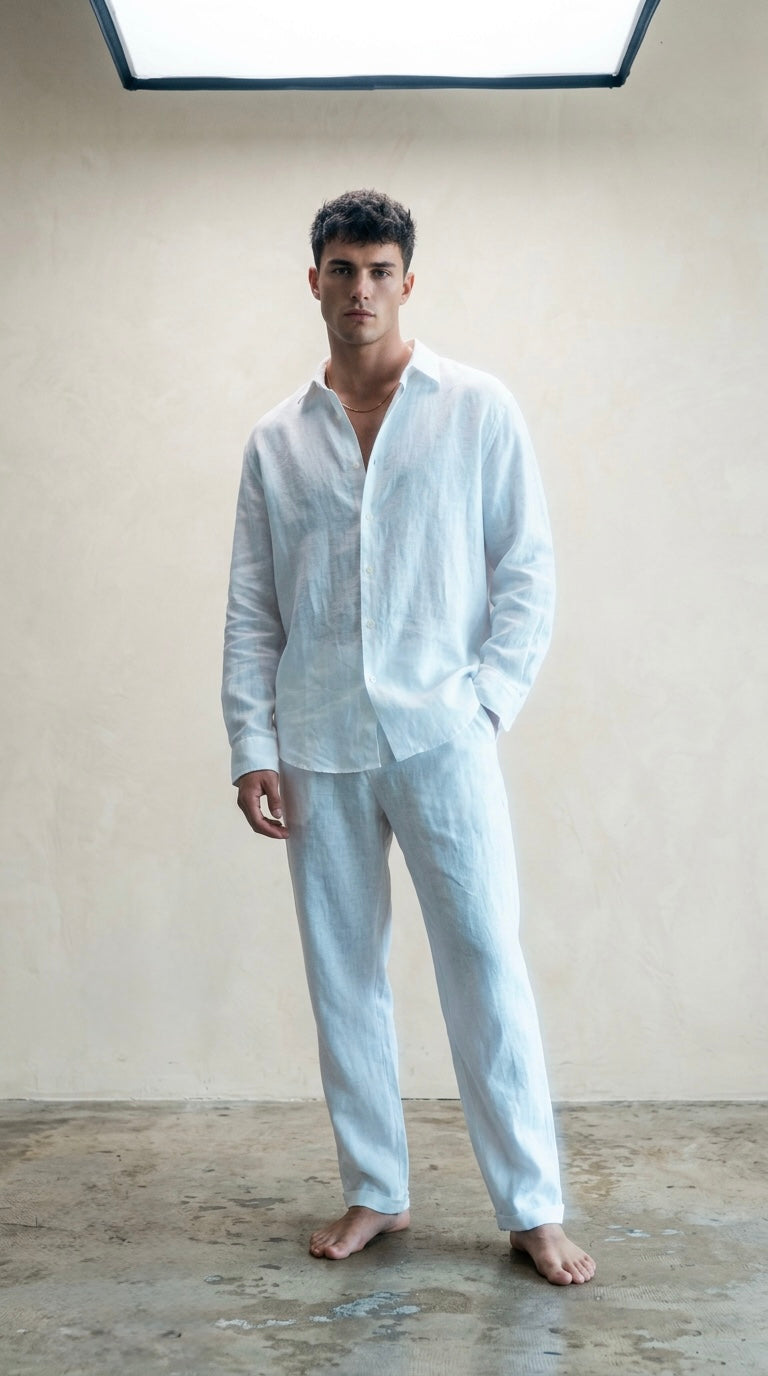 ELEMENTAL LINEN TROUSERS