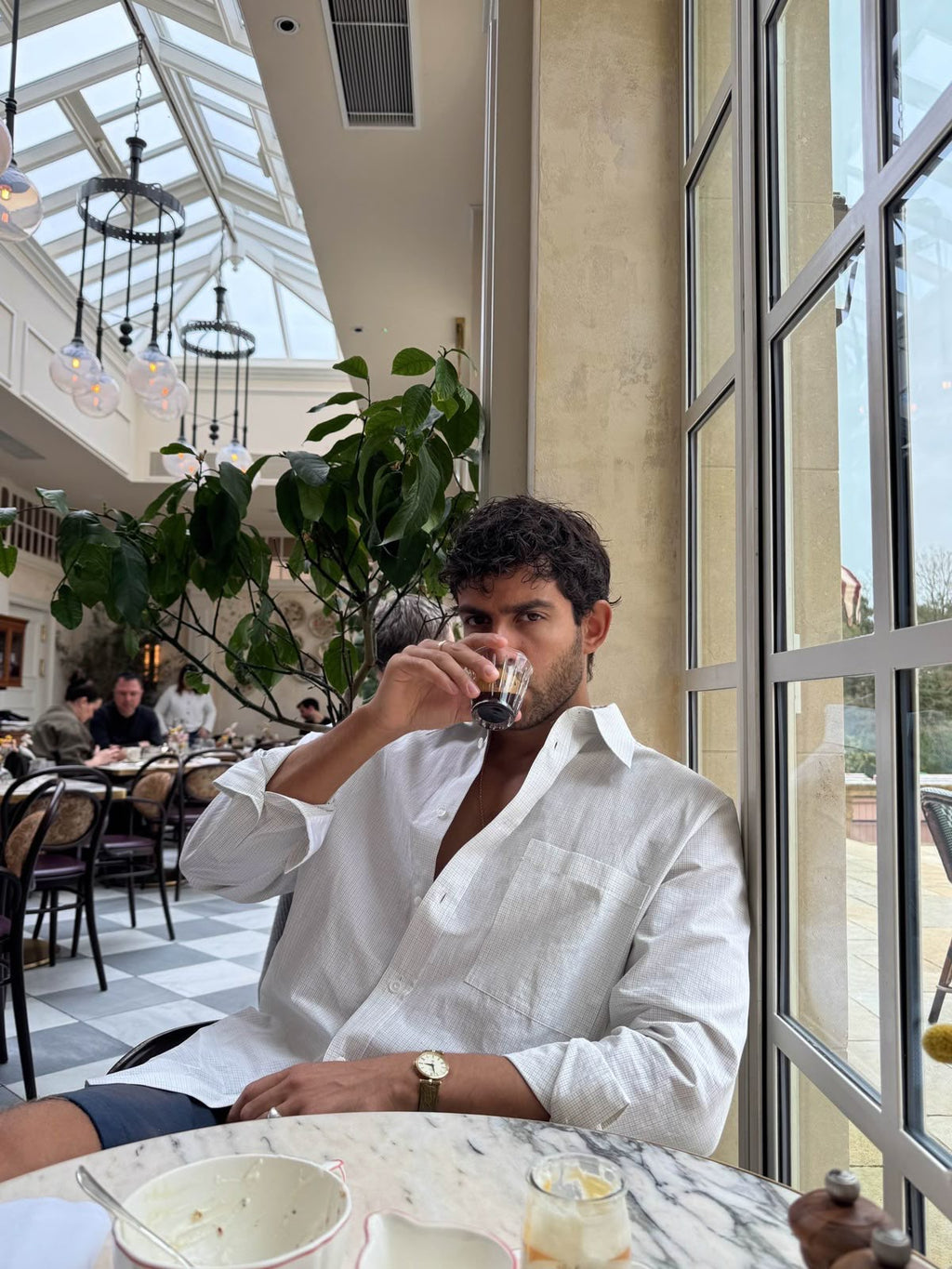 AETERNUS ELEMENTAL LINEN SHIRT