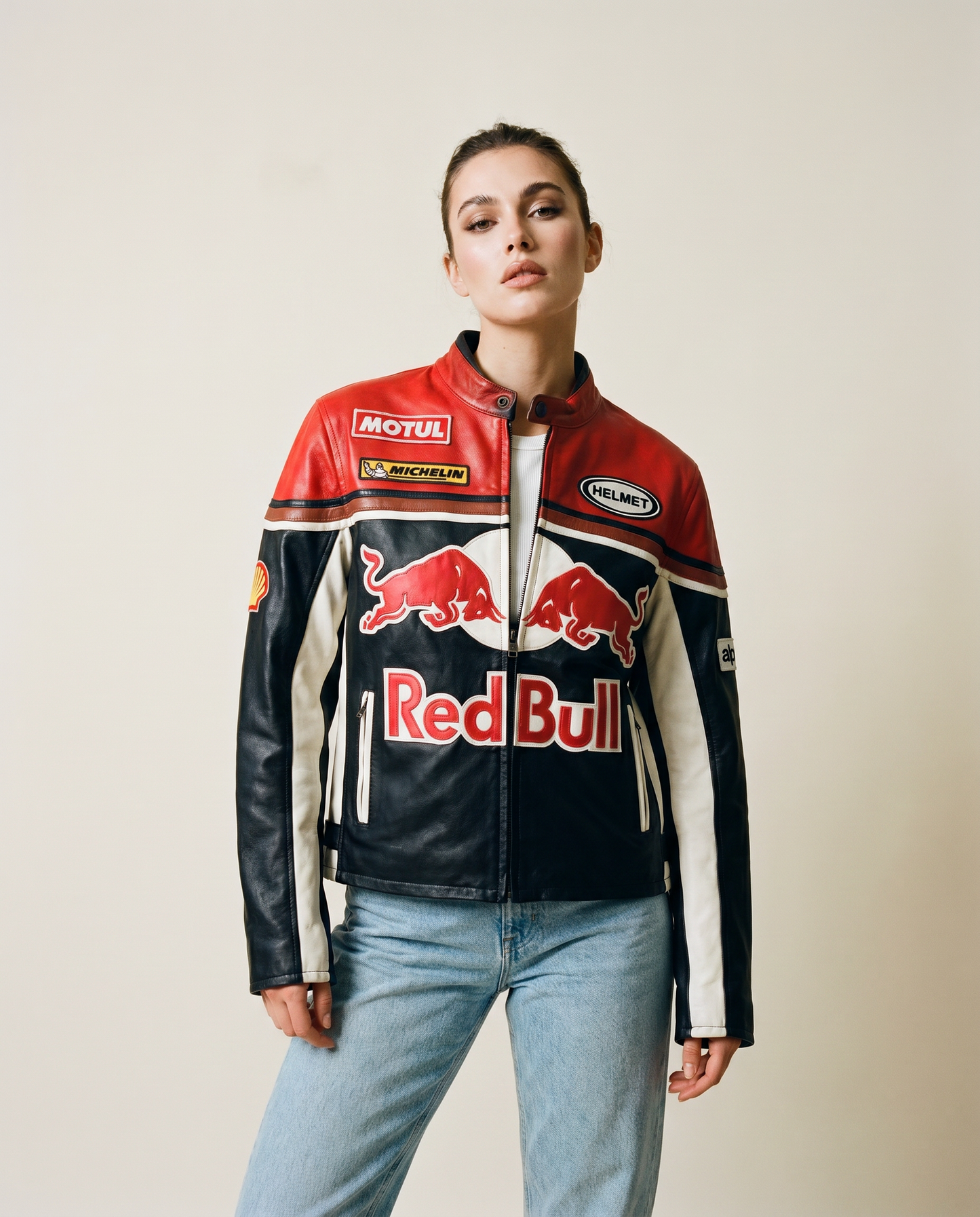 REDBULL LEATHER JACKET