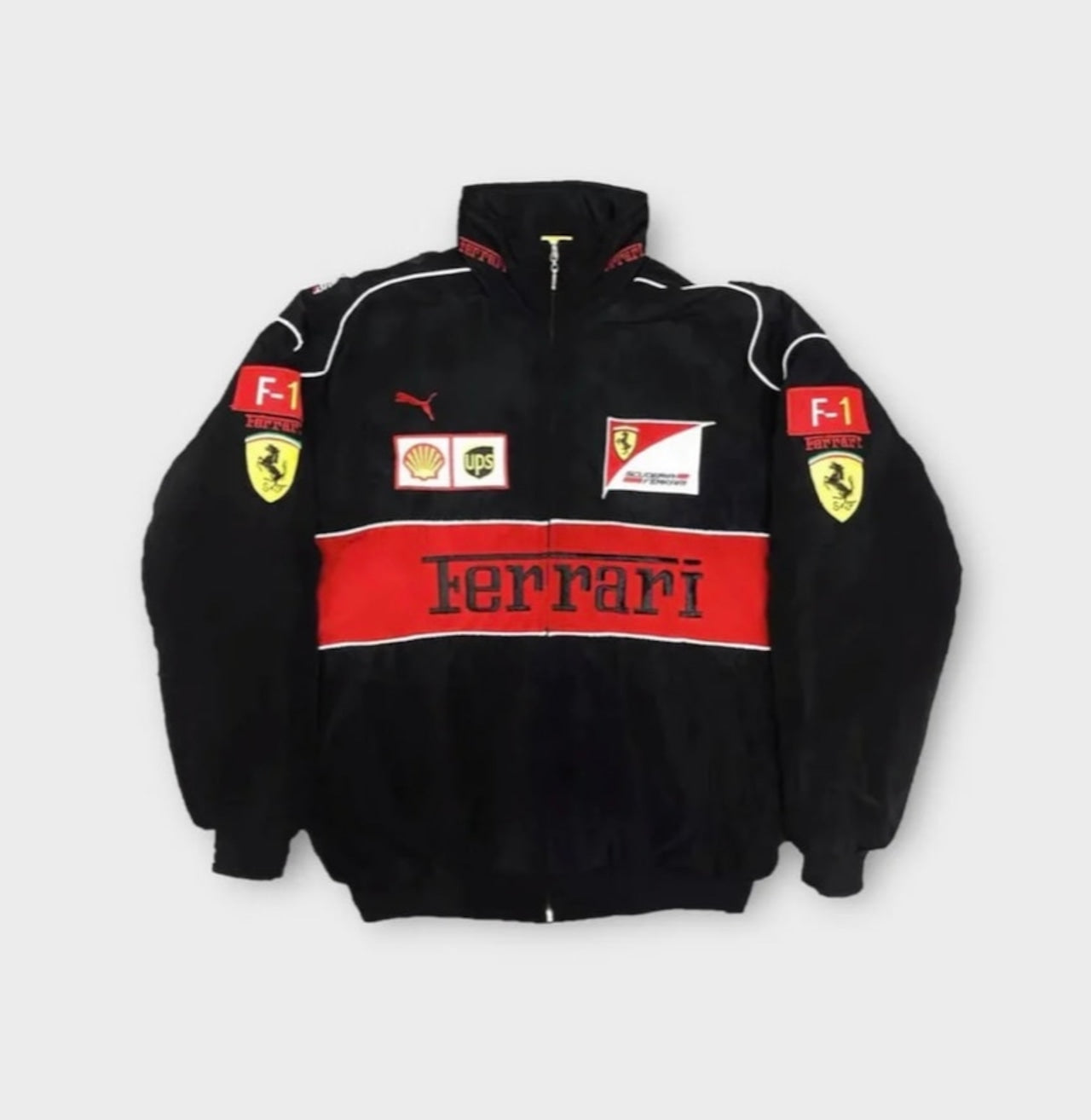 Black Ferrari Racer Jacket